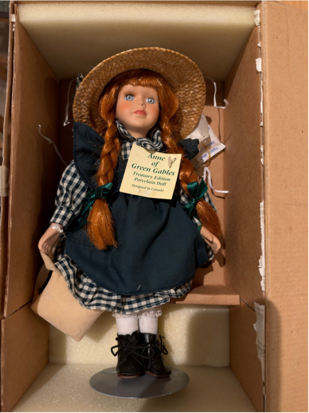 Ashton-Drake Anne of Green Gables Treasury Edition Porcelain Doll Original Box